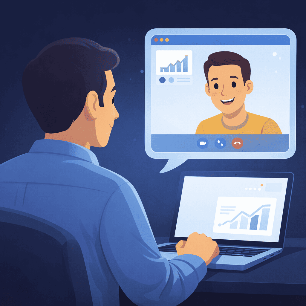 Sesión estratégica de marketing digital para analizar y generar leads en un negocio